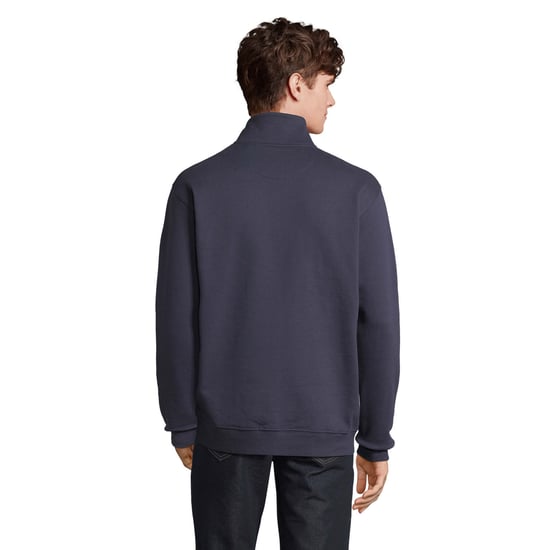 SOLS - "Conrad" Sweatshirt mit kurzem Reißverschluss für Herren/Damen Unisex (Dunkelblau) - Image 2