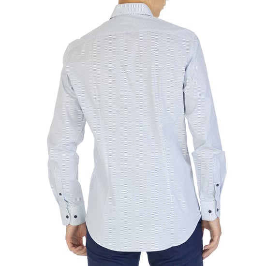 Tommy Hilfiger Homme Chemise Poplin Slim Fit   manches longues Bleu - Image 3