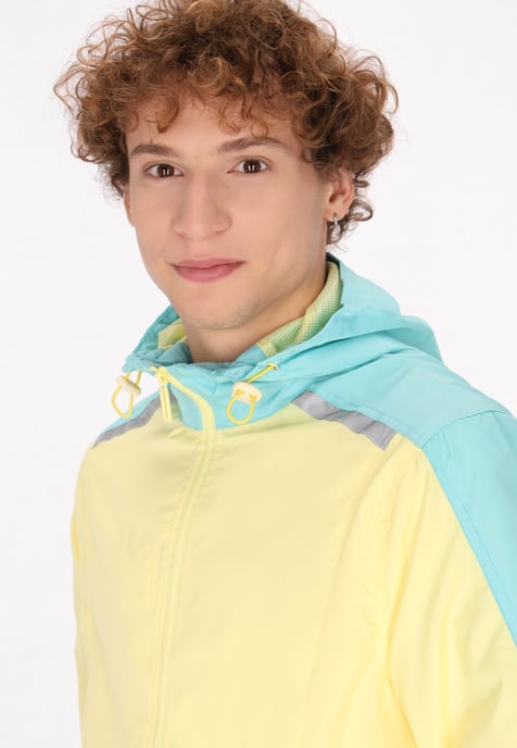 Mo Jacke Herren Hellgelb Türkis - Image 5