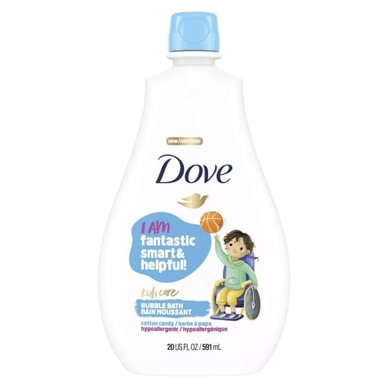 Dove Kids Care Bubble Bath Cotton Candy Hypoallergenic for Delicate Skin,2x591ml