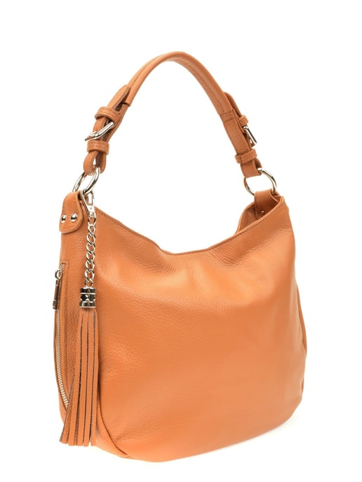 Anna Luchini SS22 AL 1516 Marron Cuir de vachette Sac - Image 4