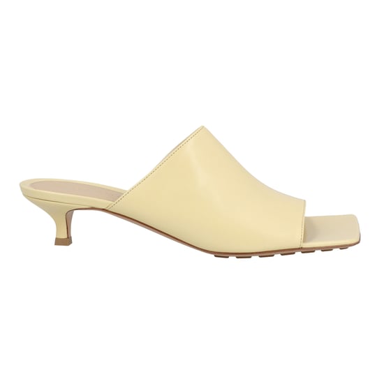 Bottega Veneta Damen Stretch-Pantoletten aus weißem Lammleder - Image 5
