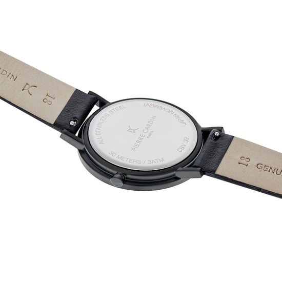 Pierre Cardin Belleville Simplicity Unisex's Black Watch CBV.1021