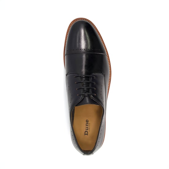 Dune Savion Leder-Herrenschuhe In Schwarz-Oxford-Stil - Image 3