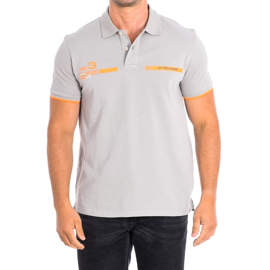 NTRE Short Sleeve Polo with contrast lapel collar 64122 man