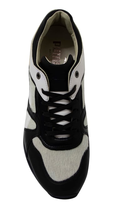 Puma Mens Trinomic XS5000 X Miitaly White Leather Lace Up Trainers 357262 01