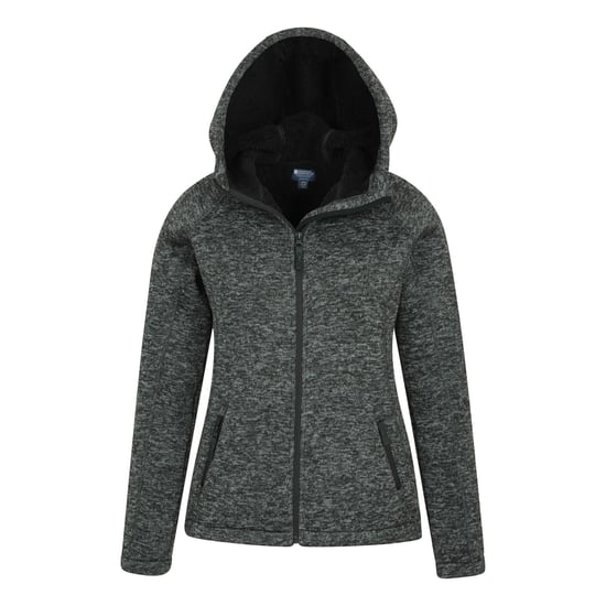 Mountain Warehouse Damen Nevis Fleecegefütterter Vollzip-Hoodie (Schwarz) - Image 5