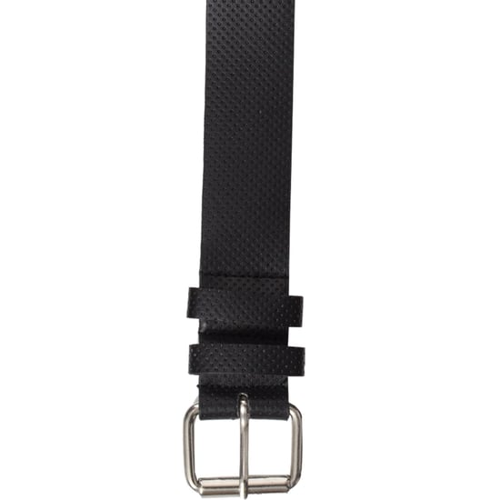Kruze Herrengürtel aus schwarzem geprägtem Leder - Image 2