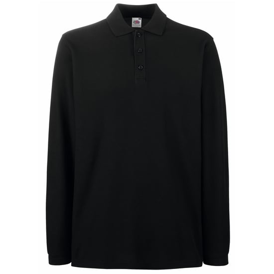 Fruit Of The Loom Herren Premium Langarm-Poloshirt - Image 1