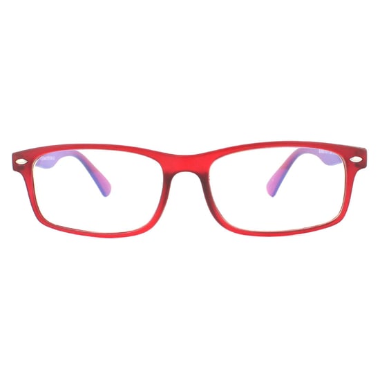 Montana Lesebrille BLF83-B Matte Rot Burgund Blau Light Block +2.50 - Image 1