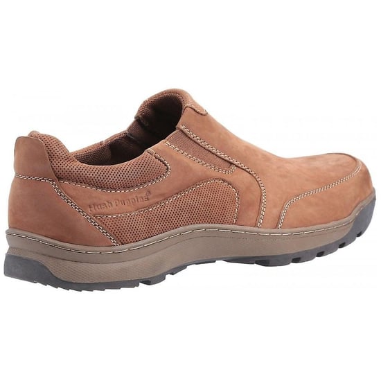 Hush Puppies Herren Jasper Slip On Lederschuhe (Tan) - Image 2