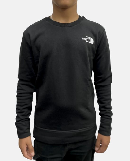 The North Face Jugend Crew Sweatshirt in Schwarz - Image 1