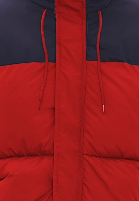 Mo Steppjacke Herren Rot Marine - Image 3