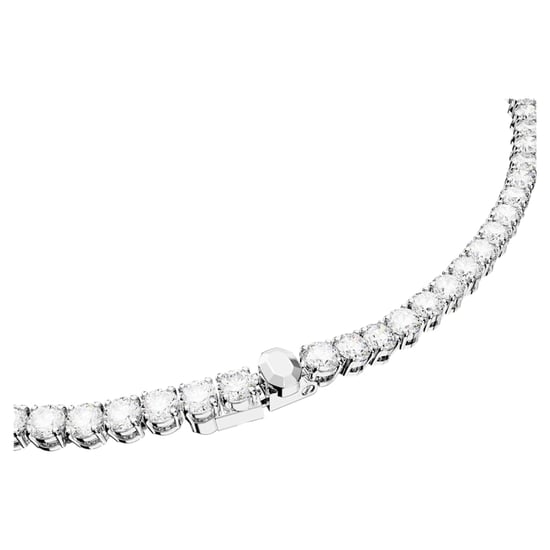 Swarovski 'Matrix' Damen Halskette aus Basismetall - Silber 5681796 - Image 2