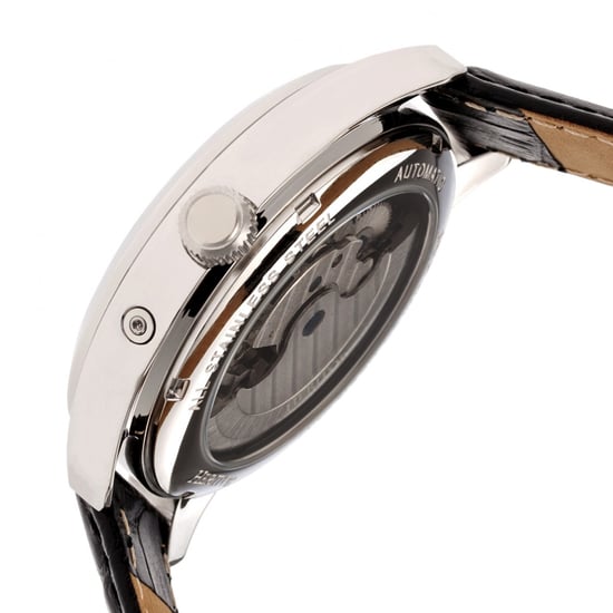 Heritor Automatik Sebastian Semi-Skelett Lederarmbanduhr - Image 3