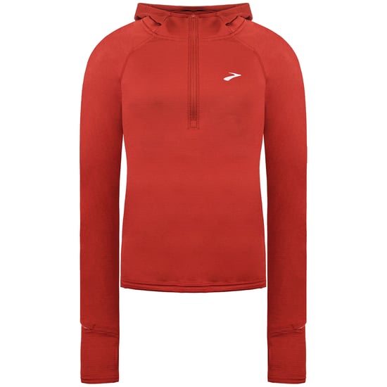 Brooks Notch Thermal 2.0 Damen Rote Lauf-Hoodie - Image 1
