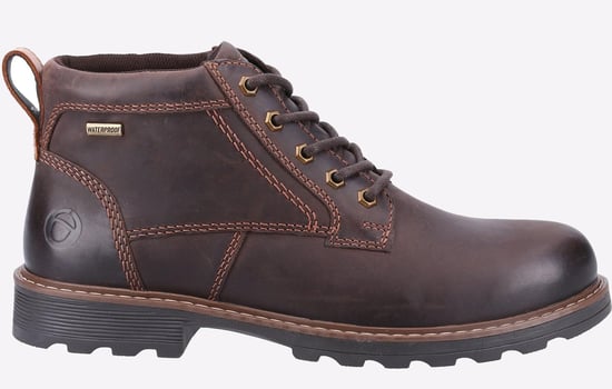 Cotswold Falfield Herren Braune Stiefel - Image 1