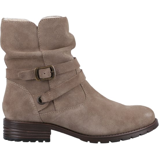 Hush Puppies Piper Leder Damen Taupe Stiefel - Image 5