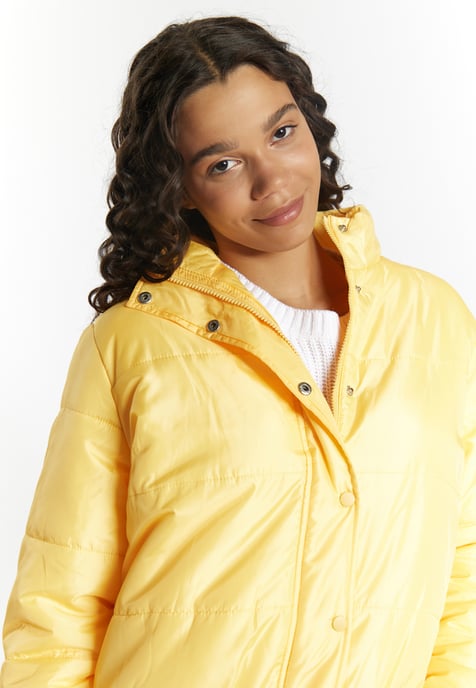 Mymo Leicht wattierte Blousonjacke Damen Höllengelb - Image 5