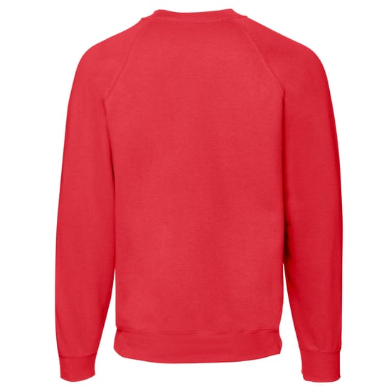 Fruit of the Loom - "Classic" Sweatshirt für Herren Raglanärmel (Rot) - Image 2