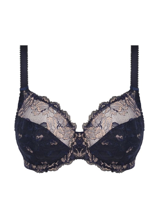 Aubree Side Support Bra Navy