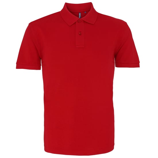 Asquith & Fox Herren Polohemd mit kurzen Ärmeln (Kardinalrot) - Image 1
