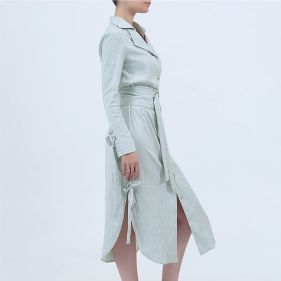 Langes Schneiderhemdkleid - Image 3
