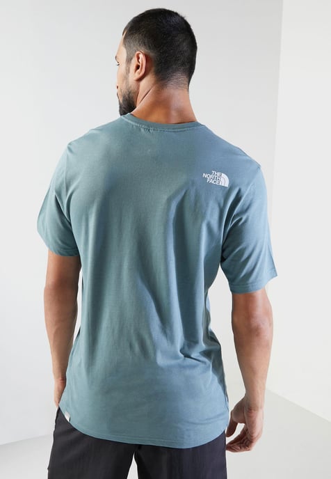 The North Face Mens T Shirt SS Easy Tee Sturm Blau - Image 2