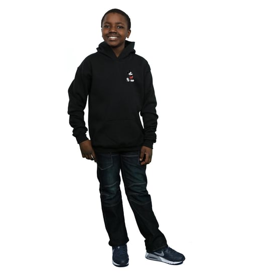 Disney Jungen Mickey Mouse Kickin Retro Chest Hoodie (Schwarz) - Image 5