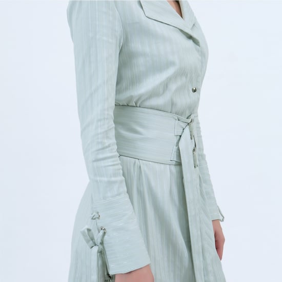 Langes Schneiderhemdkleid - Image 4
