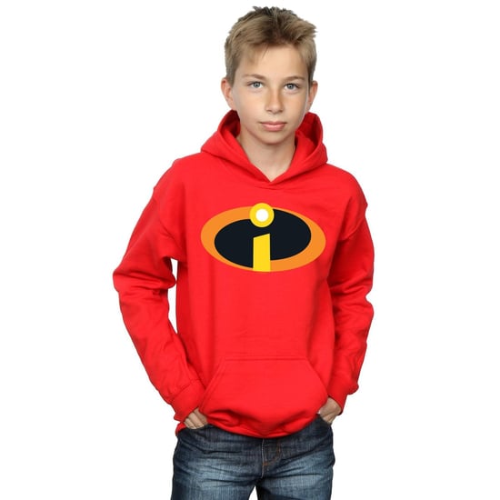 Disney Boys The Incredibles Costume Logo Hoodie (Red)