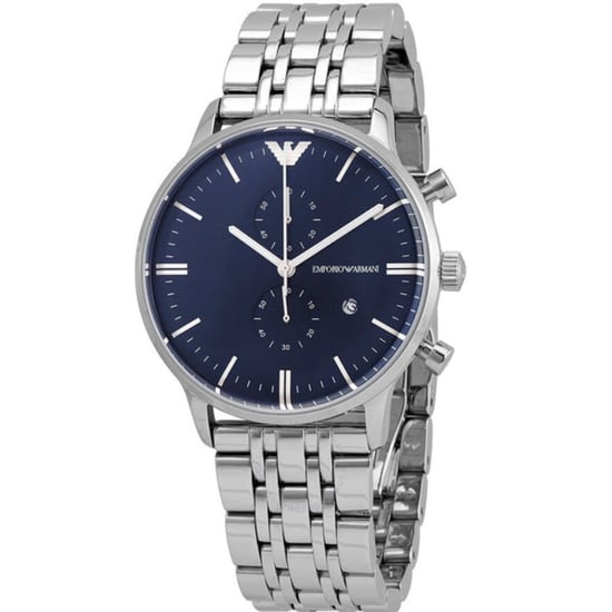 Emporio Armani AR80013 Blaues Zifferblatt Chronograph Herrenuhr - Image 1