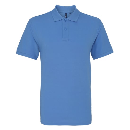 Asquith & Fox Herren-Poloshirt mit kurzen Ärmeln (Kornblume) - Image 1