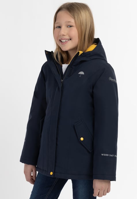 Schmuddelwedda Winterjacke Mädels Marine - Image 3
