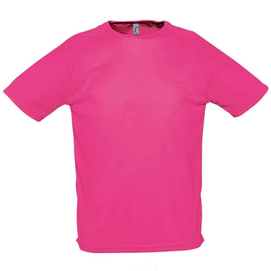 SOLS - "Sporty" T-Shirt für Herren Raglanärmel (Neon-Pink) - Image 1