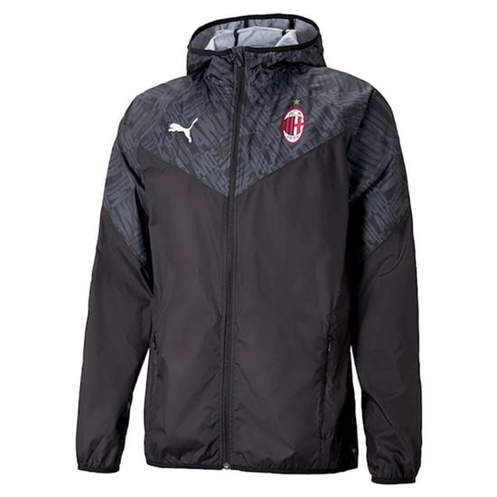 Puma AC Milan 2020-21 Mens Black Warmup Jacket