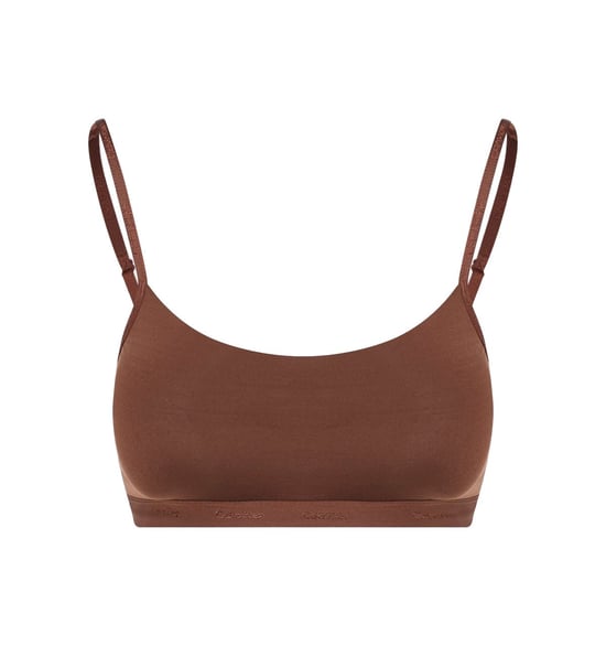 Women's Calvin Klein Unlined Bralette in Brown