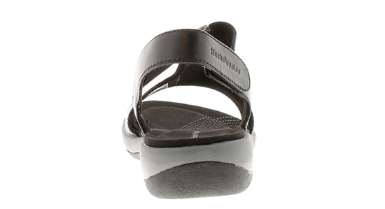Damen Leder Sommerschlappen Schwarz - Image 4