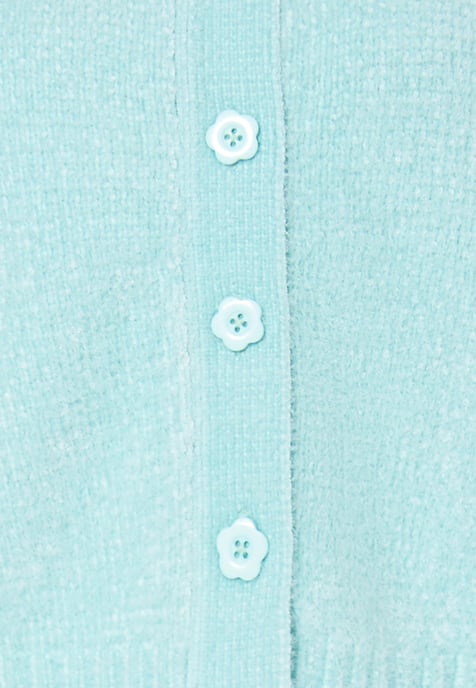 Mymo Strickcardigan Damen Aqua - Image 3
