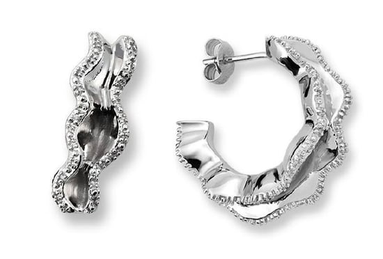 Orphelia Creolen für Damen, 925 Sterlingsilber, Silber ZO-5792 - Image 2
