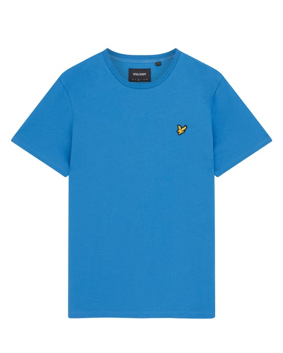 Lyle & Scott Einfarbiges T-Shirt in Blau - Image 5