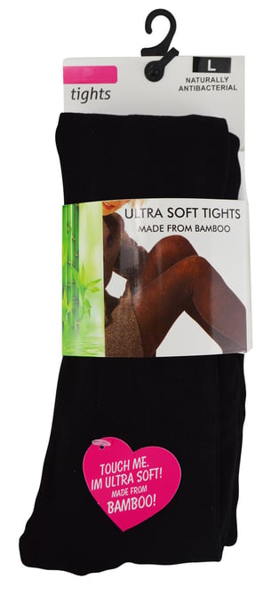 2er Pack Bambus-Strumpfhosen für Frauen in Schwarz | Superweiche, blickdichte Strumpfhosen für Damen - Schwarz - Image 2
