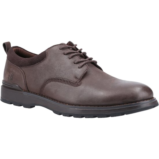 Hush Puppies Herren Dylan Lederschuhe (Braun) - Image 1