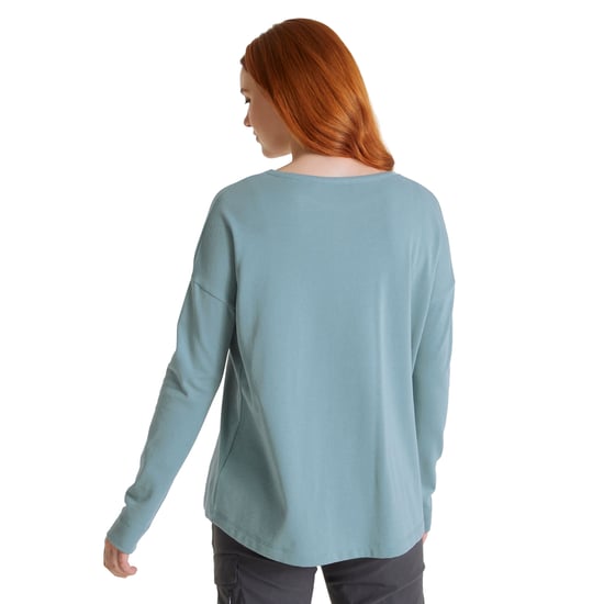 Craghoppers - "Forres" T-Shirt für Damen Langärmlig (Grau meliert) - Image 2