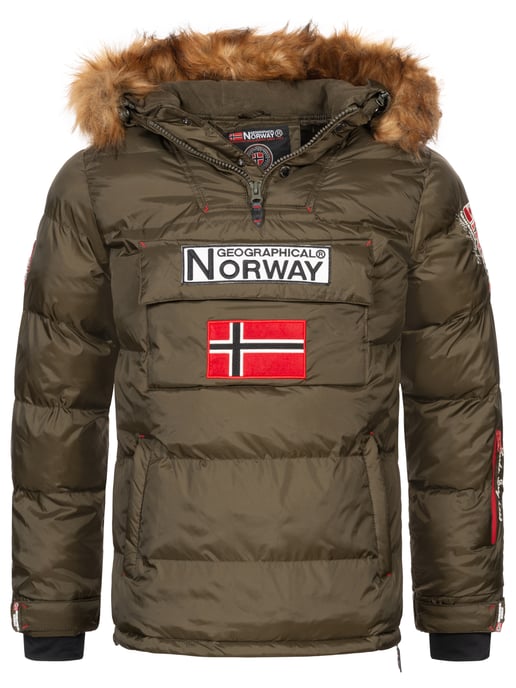 Geographical Norway Windbreaker Khaki - Image 1