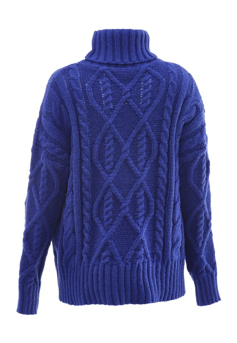 Mymo Rollkragenpullover Damen KÖNIGSBLAU - Image 2