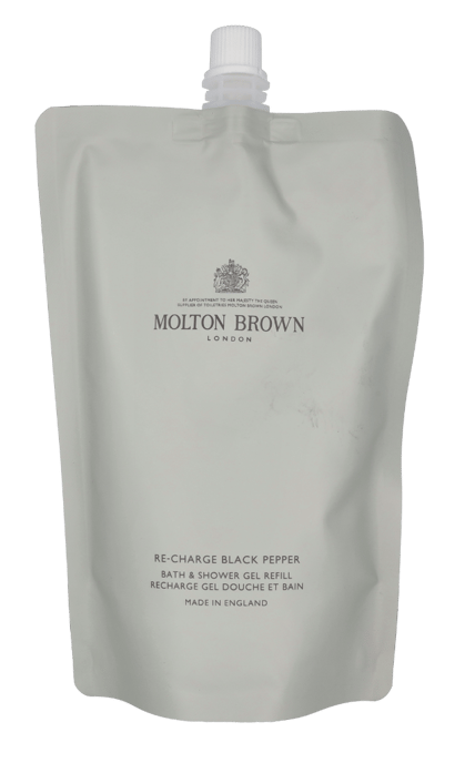 M.Brown Re-Charge Black Pepper Bath & Shower Gel - Refill. - Image 1
