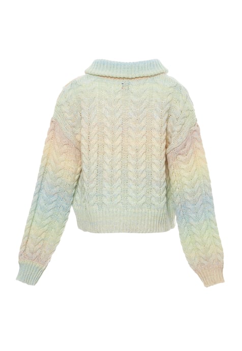Mymo Strickjacke Damen Blauminze - Image 2