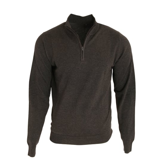 Premier Herren 1/4 Zip Strick Sweater (Anthrazit) - Image 1