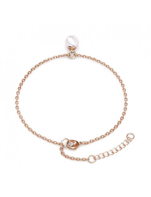 Kristall-Perlenarmband - Rose Gold und Kristall - Image 4